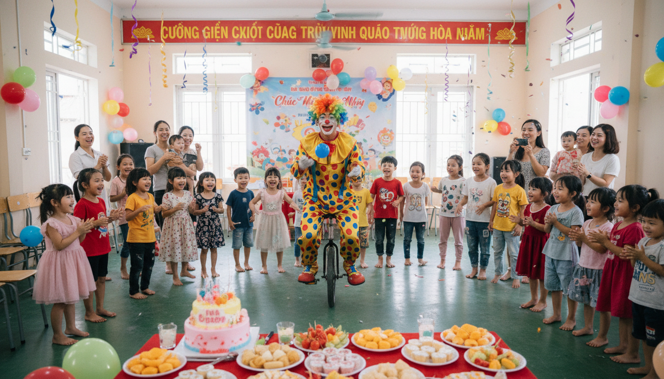  Dịch Vụ Thuê Chú Hề Tổ Chức Sinh Nhật Tại Quận 12. Ảnh 1
